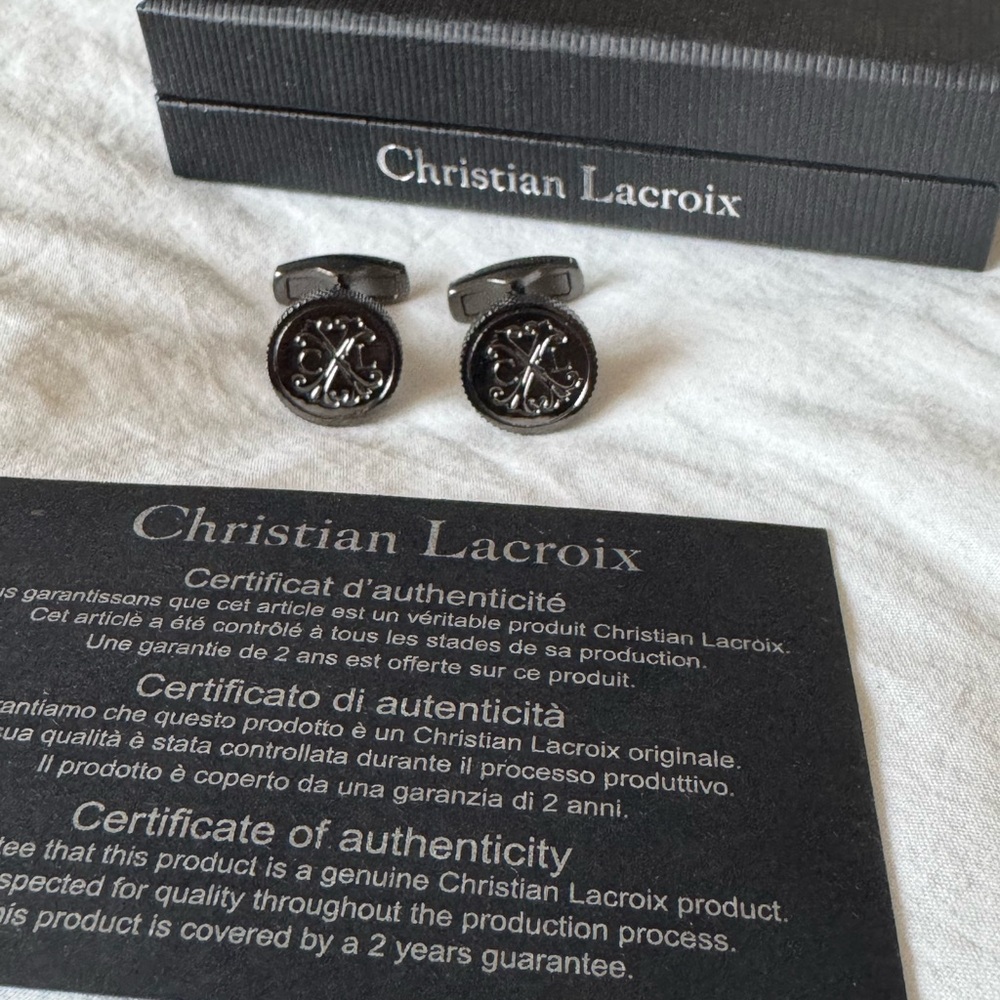 Christian Lacroix Luxury Cuff Links